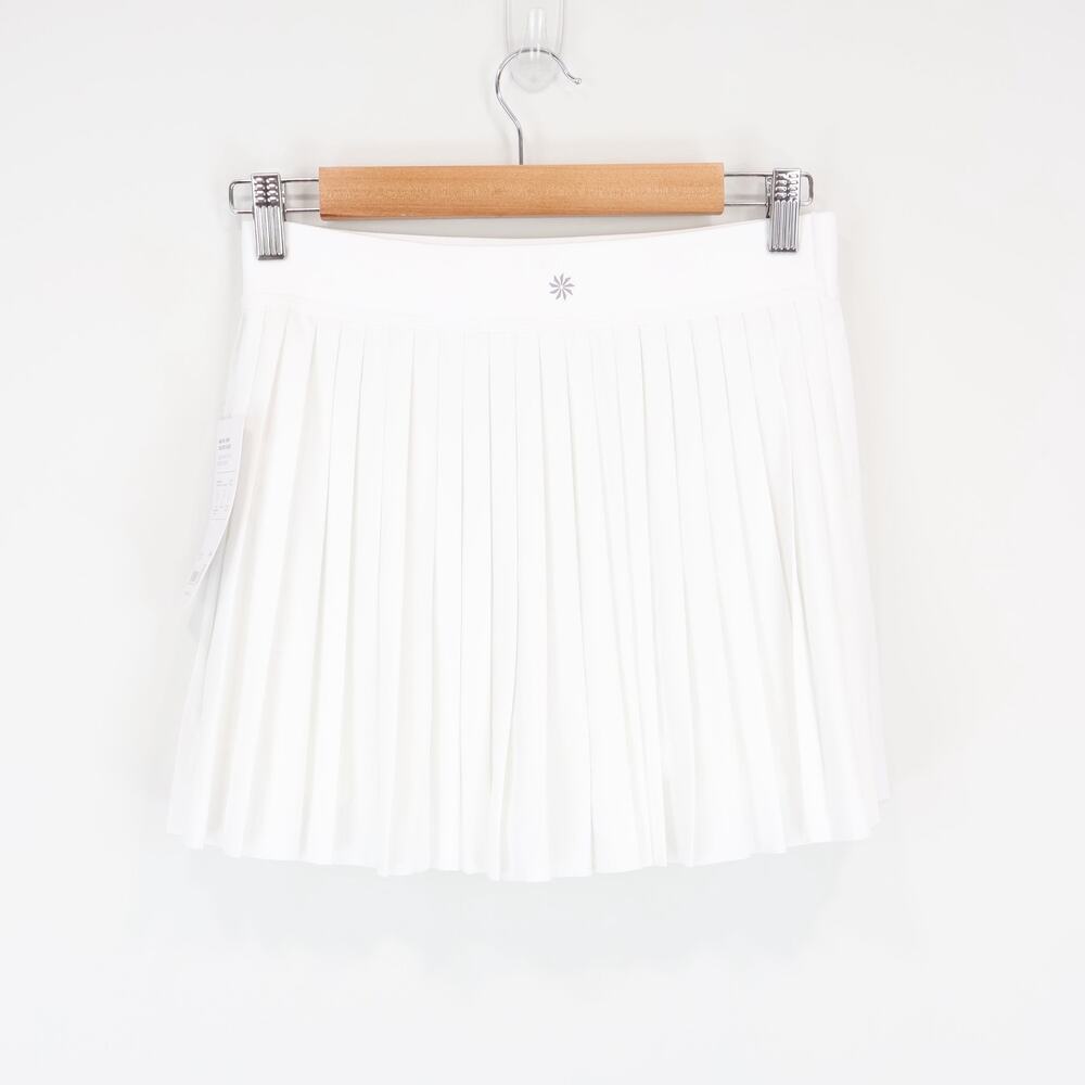 Athleta Match Point Pleated Skort White Size Small NWT Golf Pickleball Tennis - Picture 7 of 8